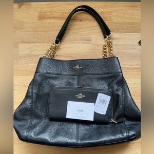 Coach satchel w/wallet